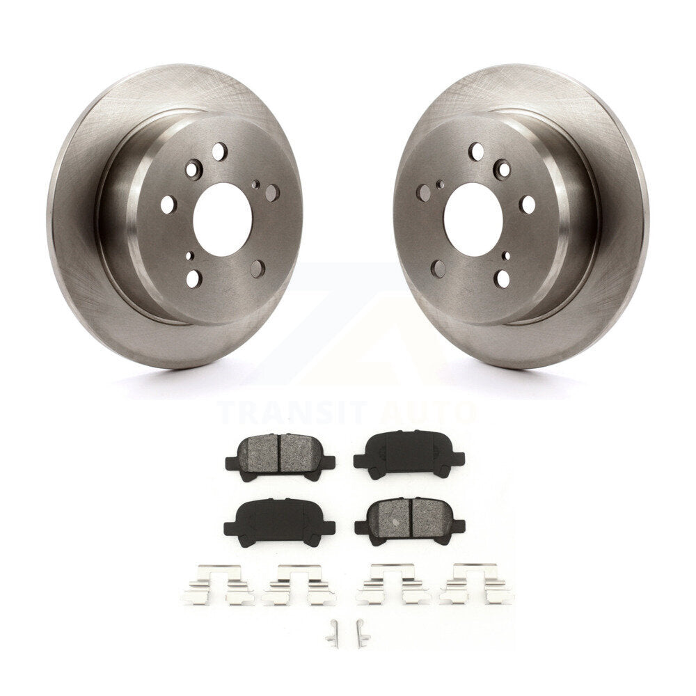 Kit de rotors de frein à disque arrière et plaquettes semi-métalliques pour Toyota Camry Solara Avalo