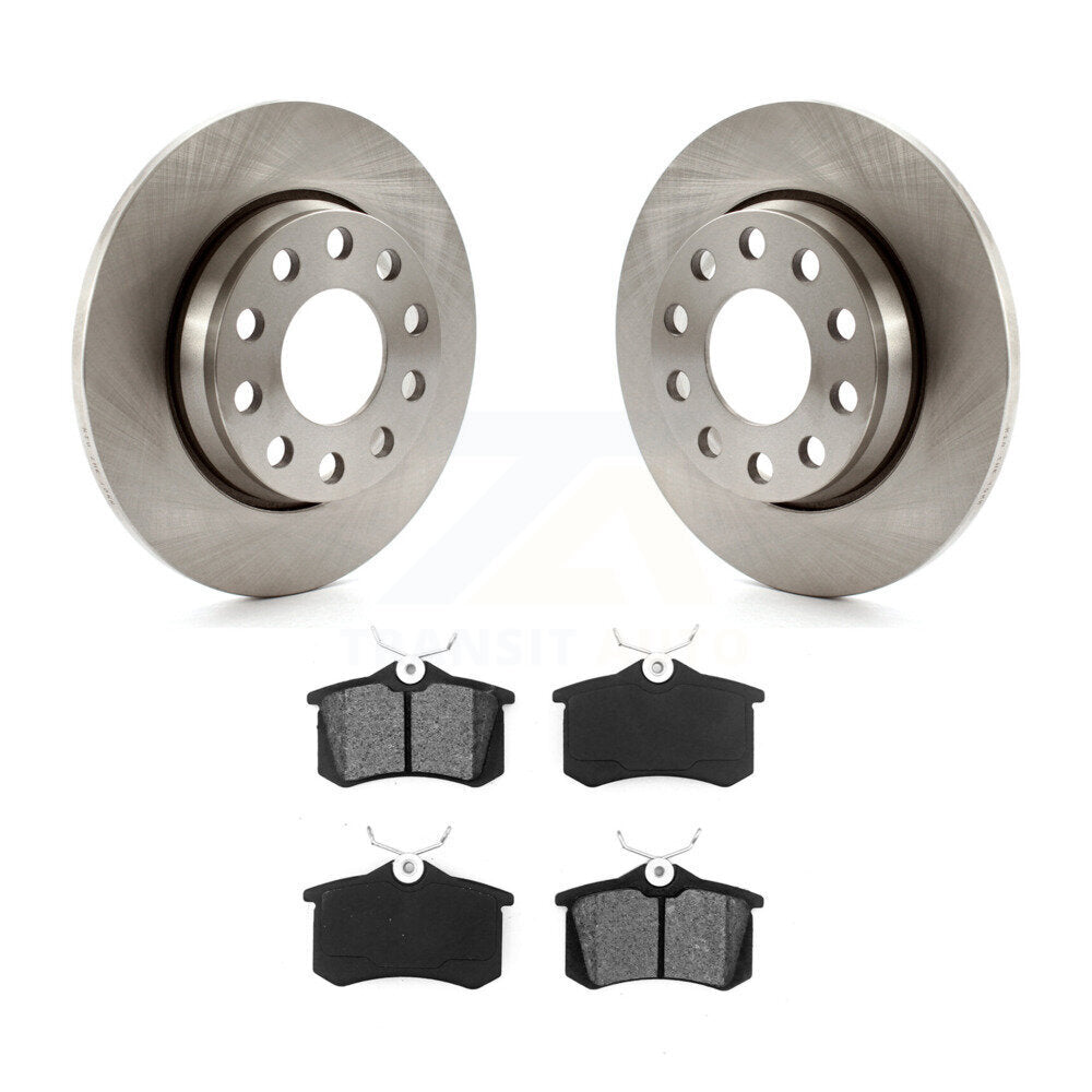 Kit disques de frein à disque arrière et plaquettes semi-métalliques pour Audi A4 K8S-101773