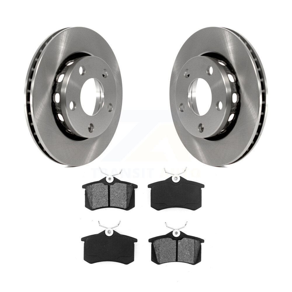 Kit de disques de frein à disque arrière et plaquettes semi-métalliques pour Audi S4 2000-2001