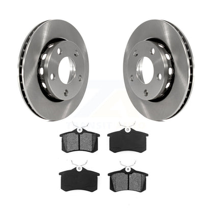 Kit de disques de frein à disque arrière et plaquettes semi-métalliques pour Audi S4 2000-2001