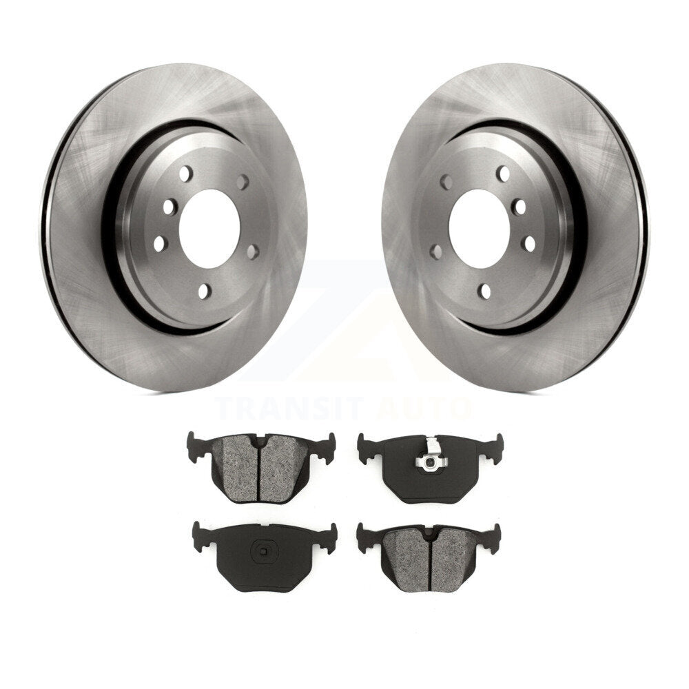 Kit de rotors de frein à disque arrière et plaquettes semi-métalliques pour BMW 330Ci 330i 330xi