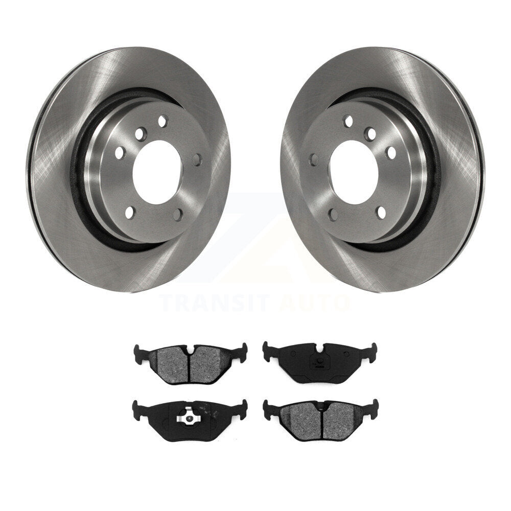 Kit de disques de frein à disque arrière et plaquettes semi-métalliques pour BMW 328i K8S-101778