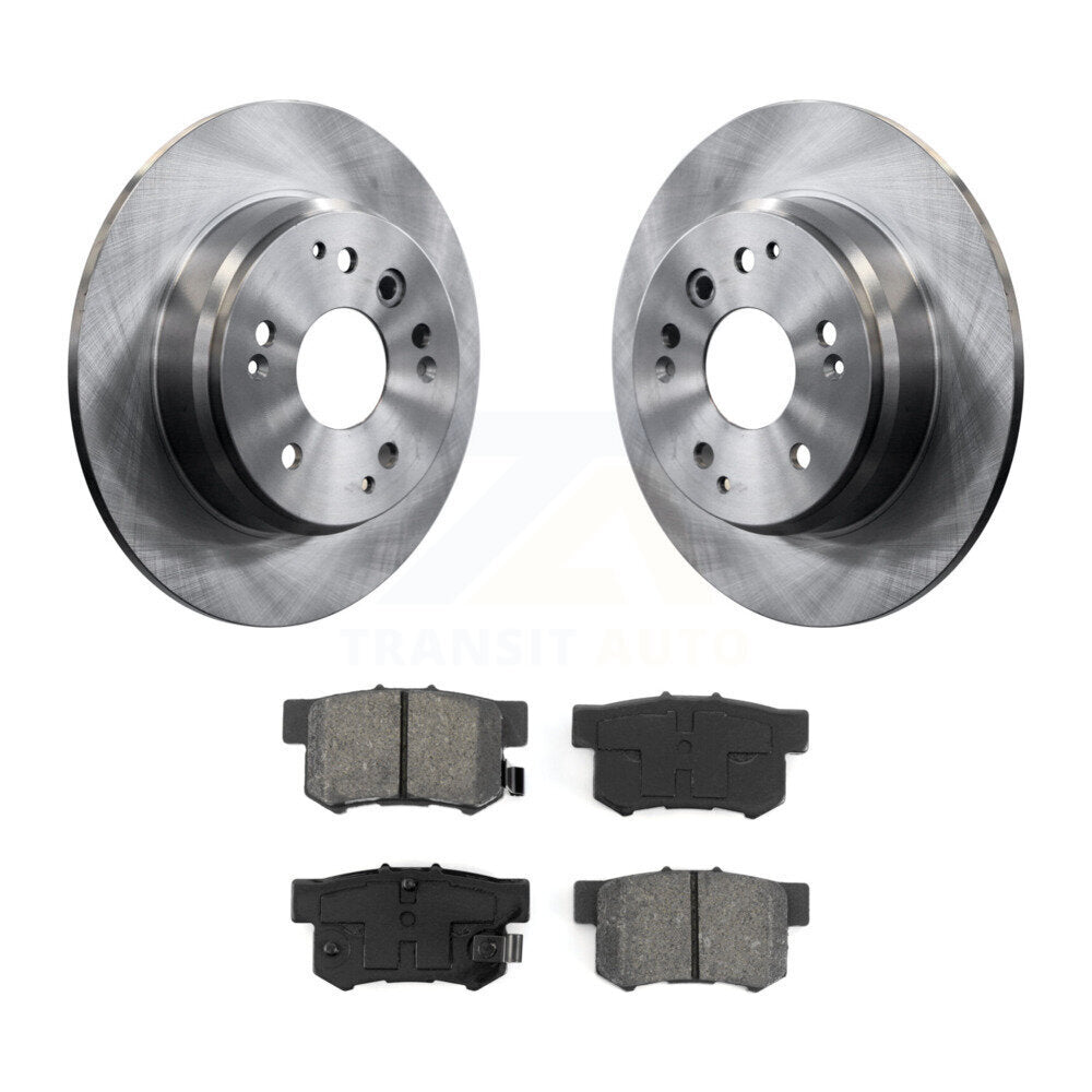 Kit de disques de frein à disque arrière et plaquettes semi-métalliques pour Acura TL Honda Element