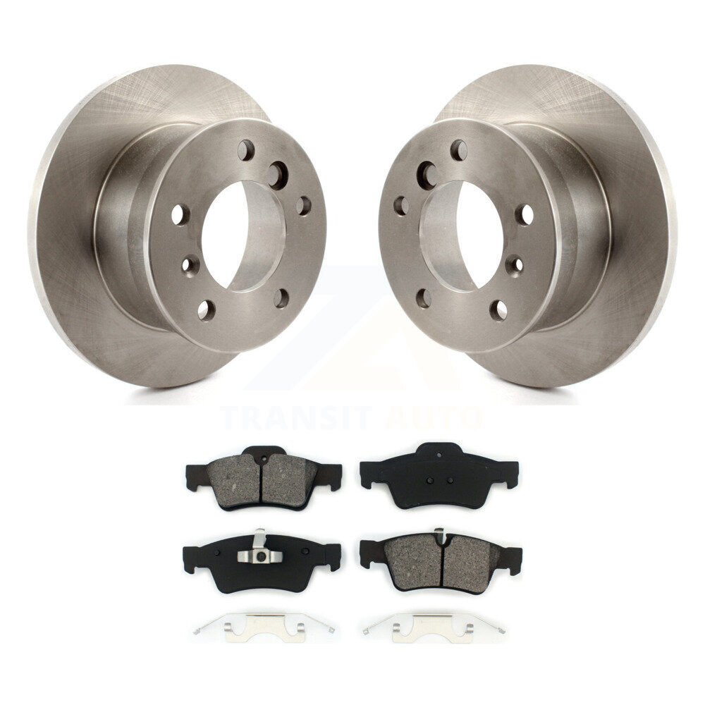 Kit de disques de frein à disque arrière et plaquettes semi-métalliques pour Mercedes-Benz G55 AMG