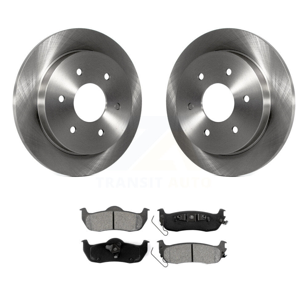 Kit de rotor de frein arrière et de plaquettes semi-métalliques pour Nissan TITAN Armada INFINITI QX5