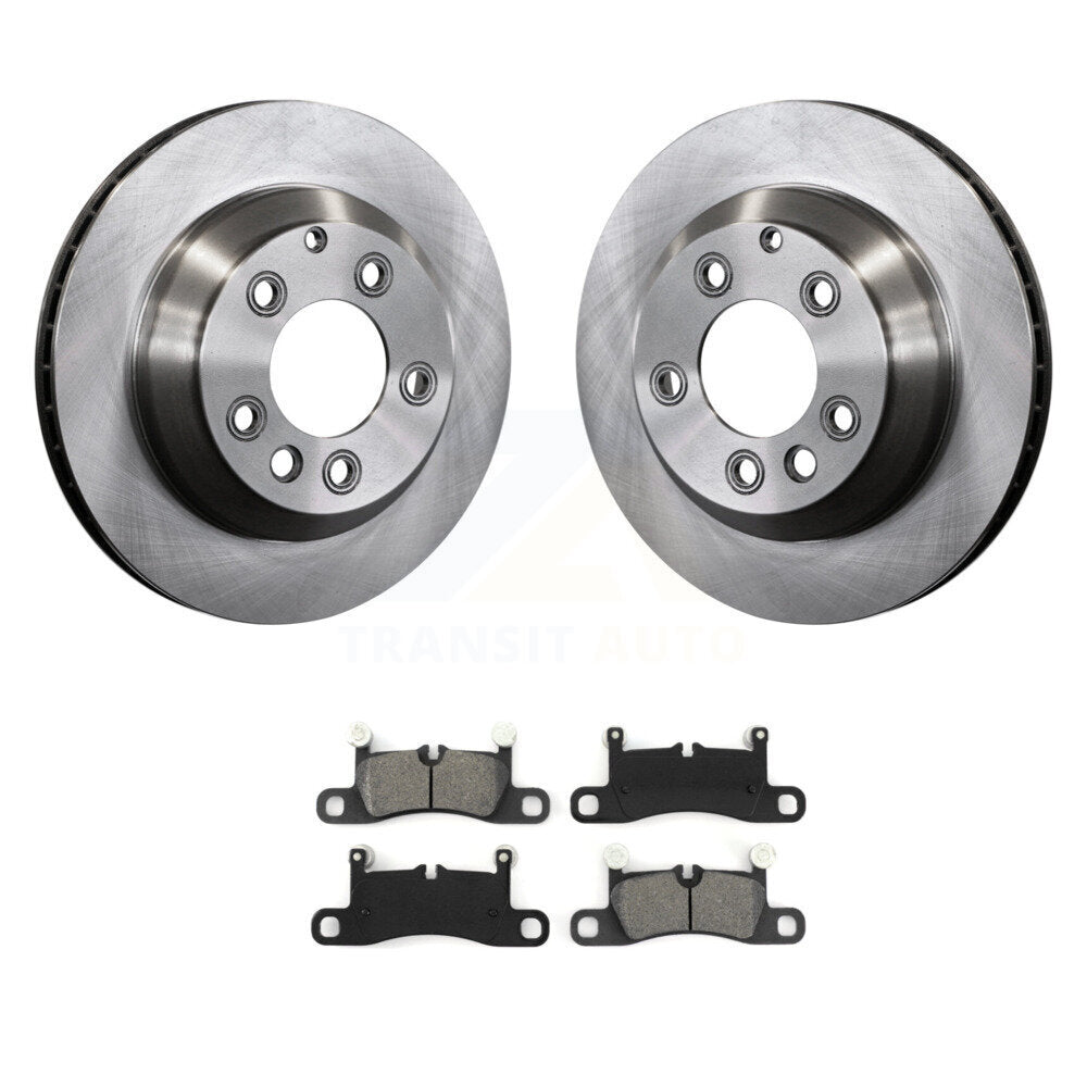 Kit de disques de frein arrière et de plaquettes semi-métalliques pour Volkswagen Touareg Porsche Cayenn