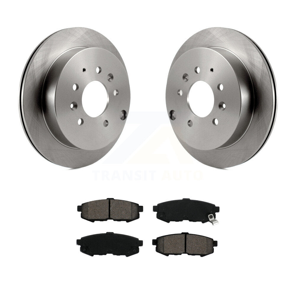 Kit de disques de frein à disque arrière et plaquettes semi-métalliques pour Mazda MPV 2004-2006