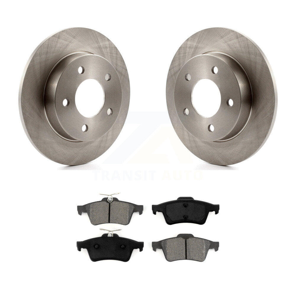 Kit de disques de frein à disque arrière et plaquettes semi-métalliques pour Mazda 3 Sport K8S-101809