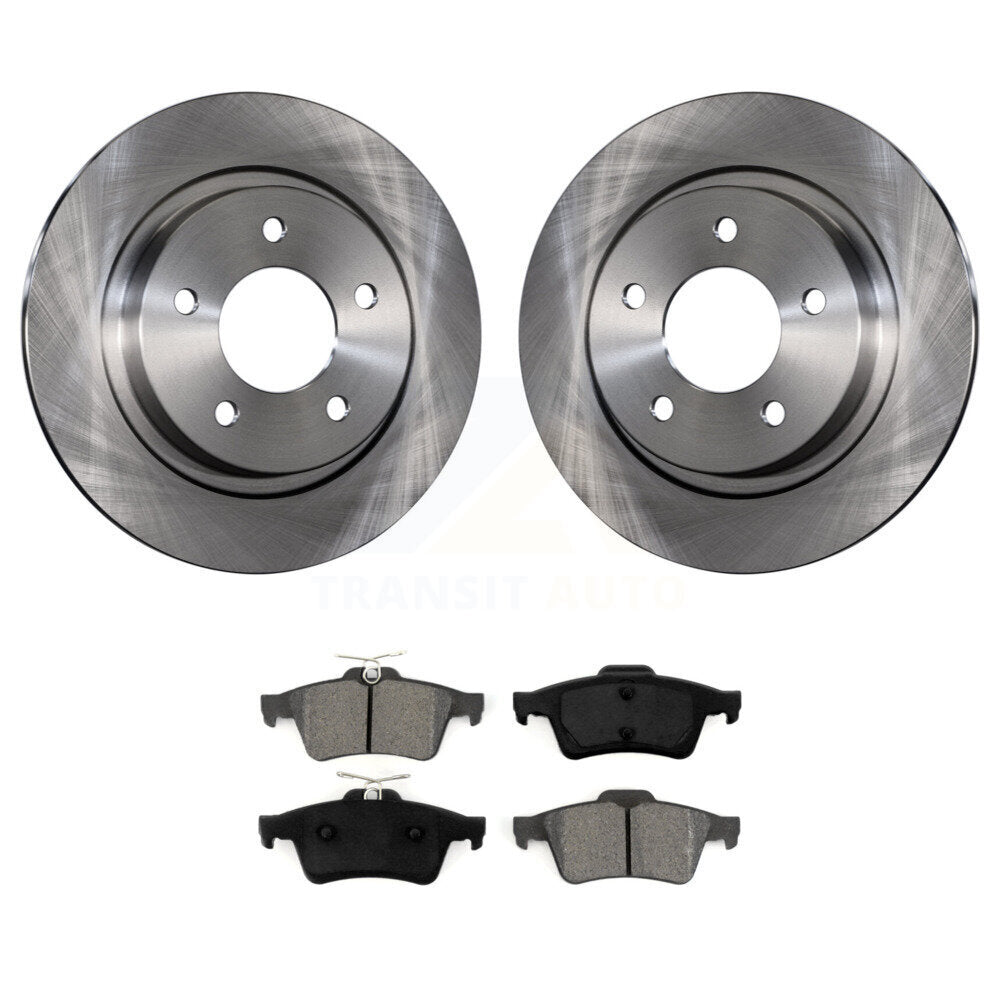 Kit de disques de frein à disque arrière et plaquettes semi-métalliques pour Mazda 3 Sport K8S-101811