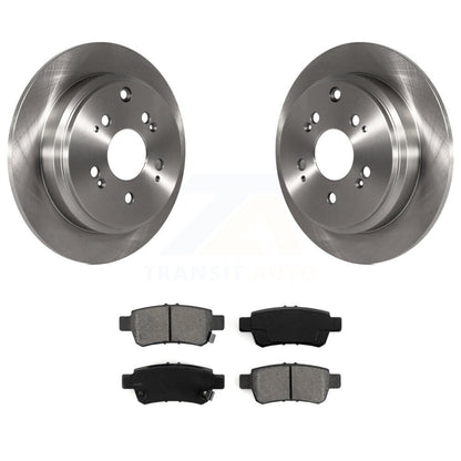 Kit de disques de frein à disque arrière et plaquettes semi-métalliques pour Honda Odyssey 2005-2010