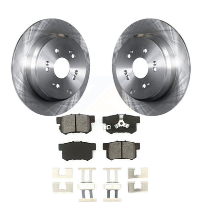 Kit de disques de frein à disque arrière et plaquettes semi-métalliques pour Honda CR-V Acura RDX