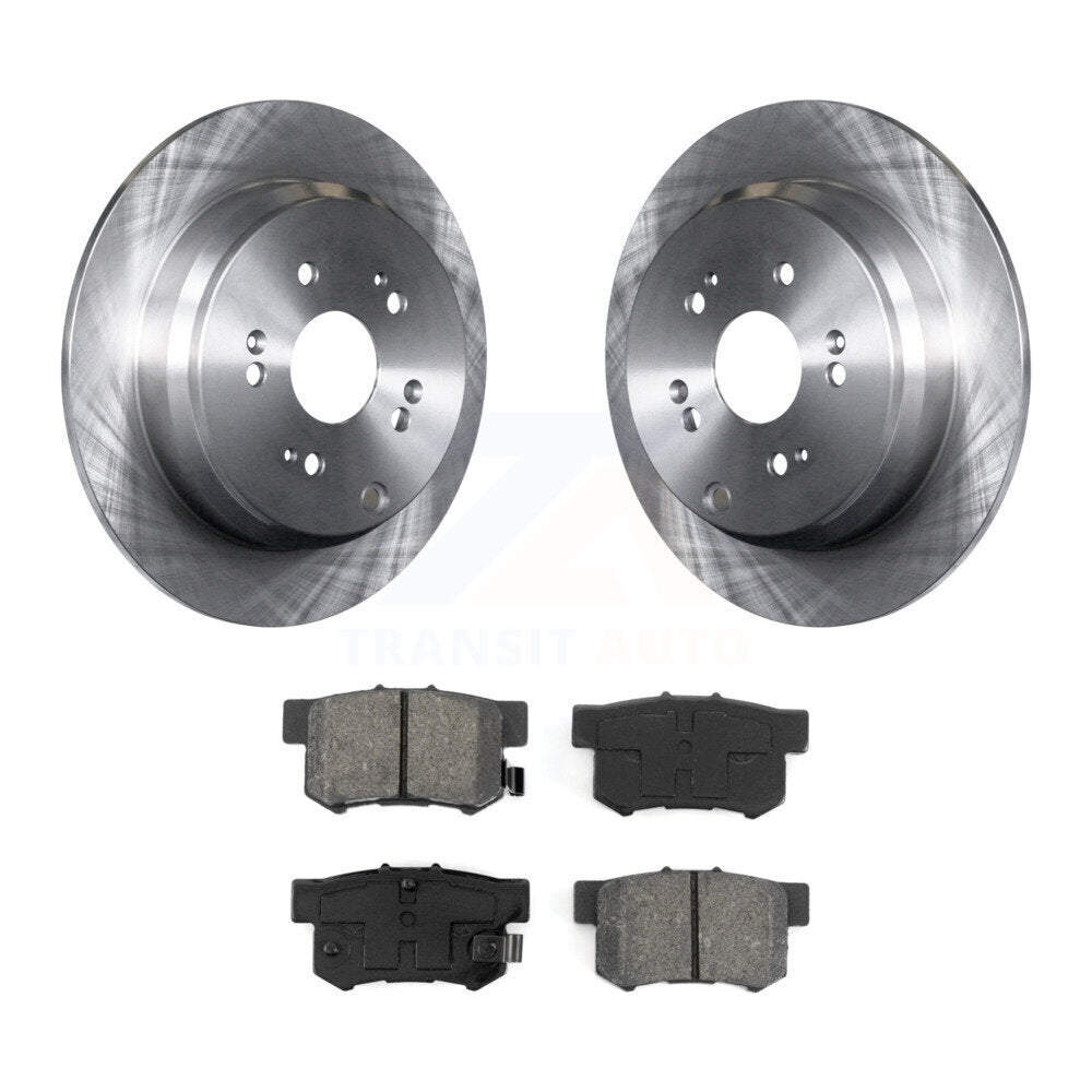 Kit de disques de frein à disque arrière et plaquettes semi-métalliques pour Acura RDX K8S-101814