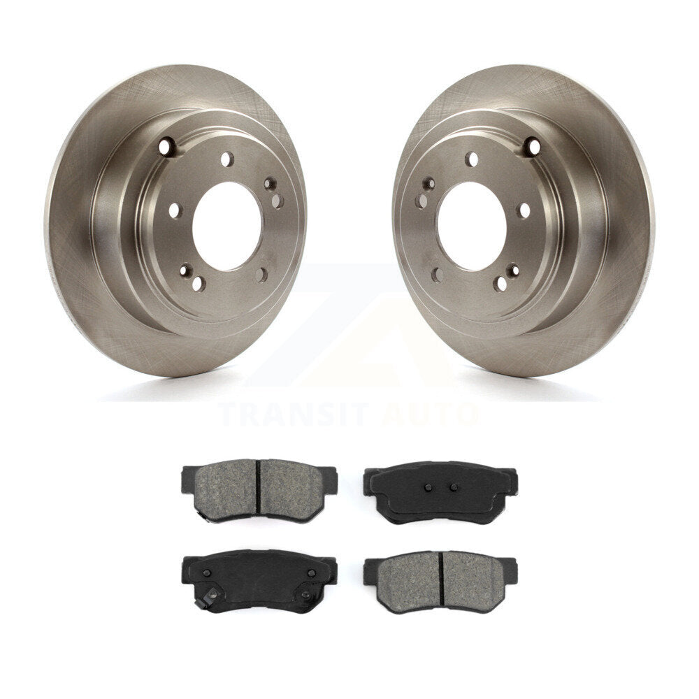 Kit de disques de frein à disque arrière et plaquettes semi-métalliques pour Kia Amanti 2004-2006
