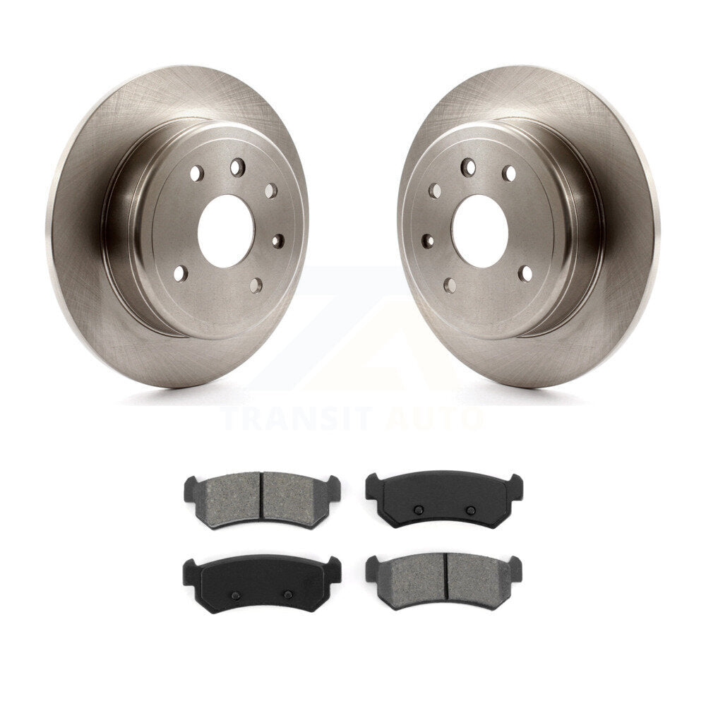 Kit de rotors de frein à disque arrière et plaquettes semi-métalliques pour Chevrolet Optra K8S-10182