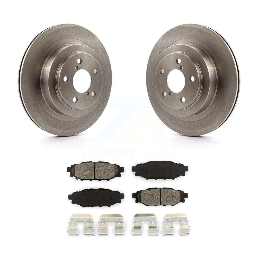 Kit de disques de frein à disque arrière et plaquettes semi-métalliques pour Subaru Legacy K8S-101825