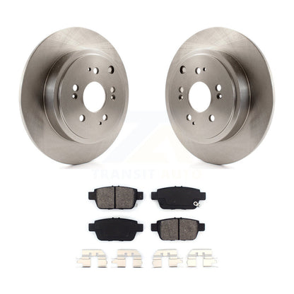Kit de disques de frein à disque arrière et plaquettes semi-métalliques pour Honda Ridgeline 2006-2014