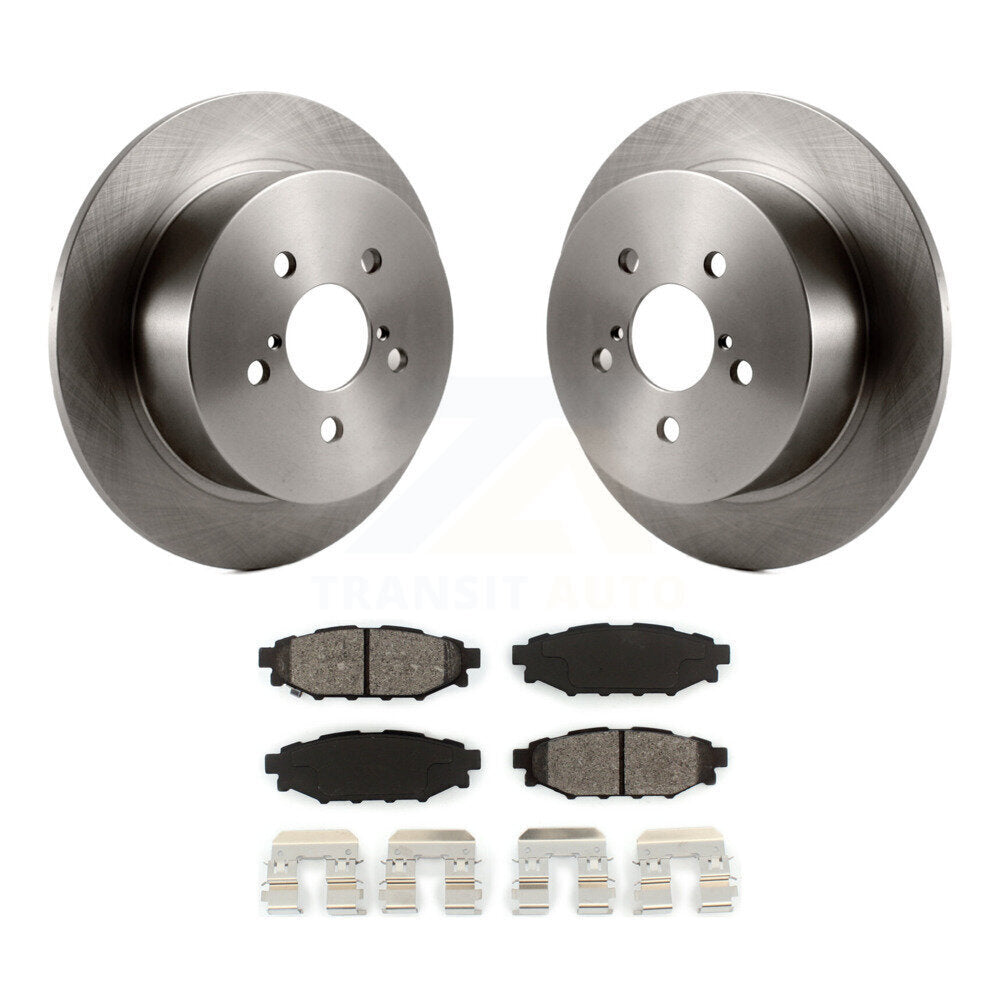 Kit de disques de frein à disque arrière et plaquettes semi-métalliques pour Subaru Outback Legacy