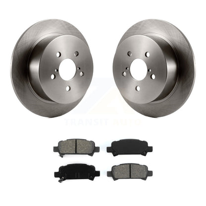 Kit de plaquettes semi-métalliques de rotor de frein arrière pour Subaru Legacy avec roue d'usine de 17 pouces