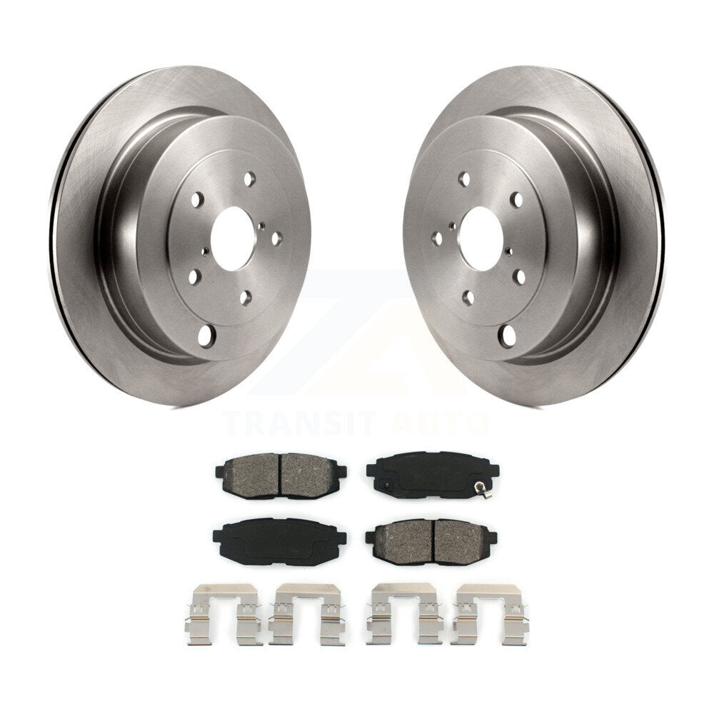 Kit de disques de frein à disque arrière et plaquettes semi-métalliques pour Subaru Tribeca B9