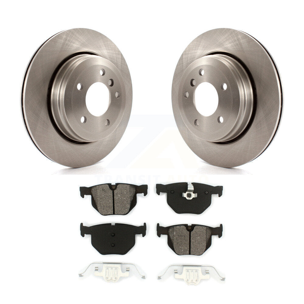 Kit de disques de frein à disque arrière et plaquettes semi-métalliques pour BMW 530i 525i 528i