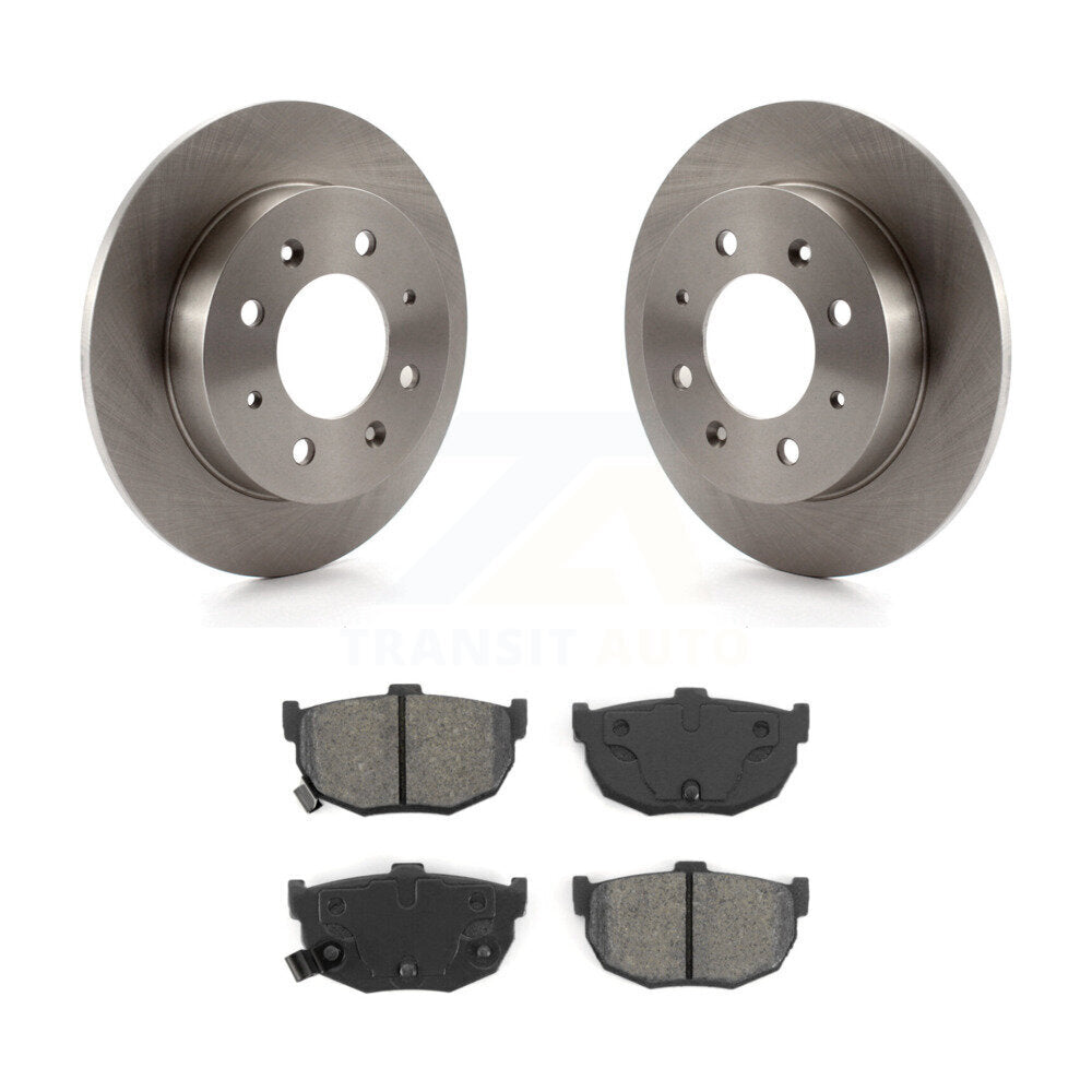 Kit de disques de frein à disque arrière et plaquettes semi-métalliques pour Kia Spectra Spectra5