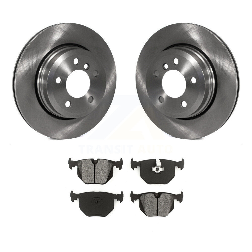 Kit de disques de frein à disque arrière et plaquettes semi-métalliques pour BMW X3 2004-2010
