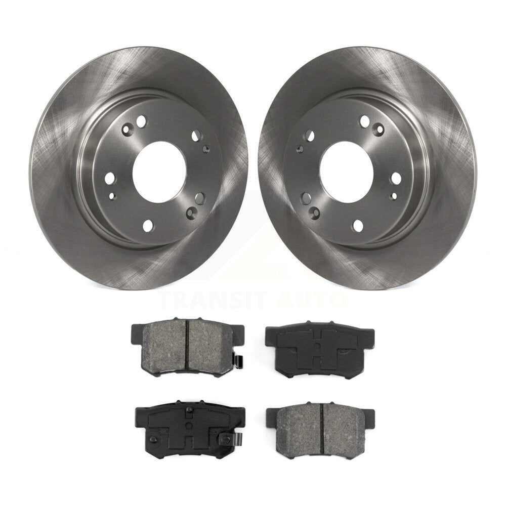 Kit de rotors de frein à disque arrière et plaquettes semi-métalliques pour Honda Civic Acura CSX ILX