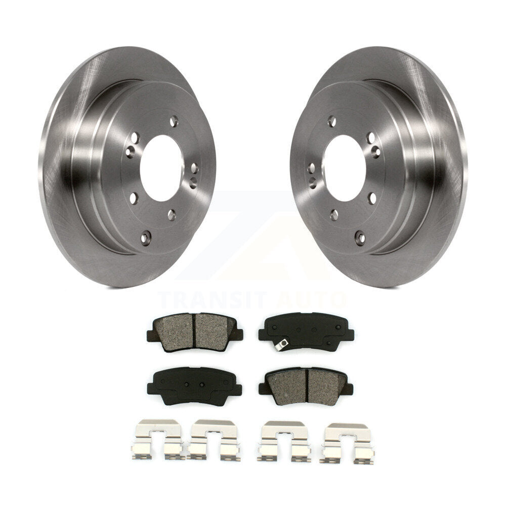 Kit de rotors de frein à disque arrière et plaquettes semi-métalliques pour Kia Amanti Hyundai Azera