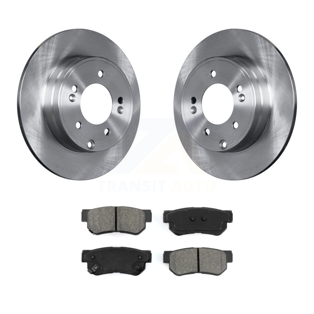 Kit de rotors de frein à disque arrière et plaquettes semi-métalliques pour Hyundai Sonata 3,3 L