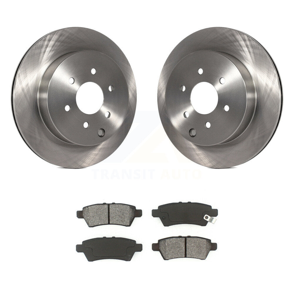 Rotors de frein à disque arrière et kit de plaquettes semi-métalliques pour Nissan Pathfinde 2005-2012