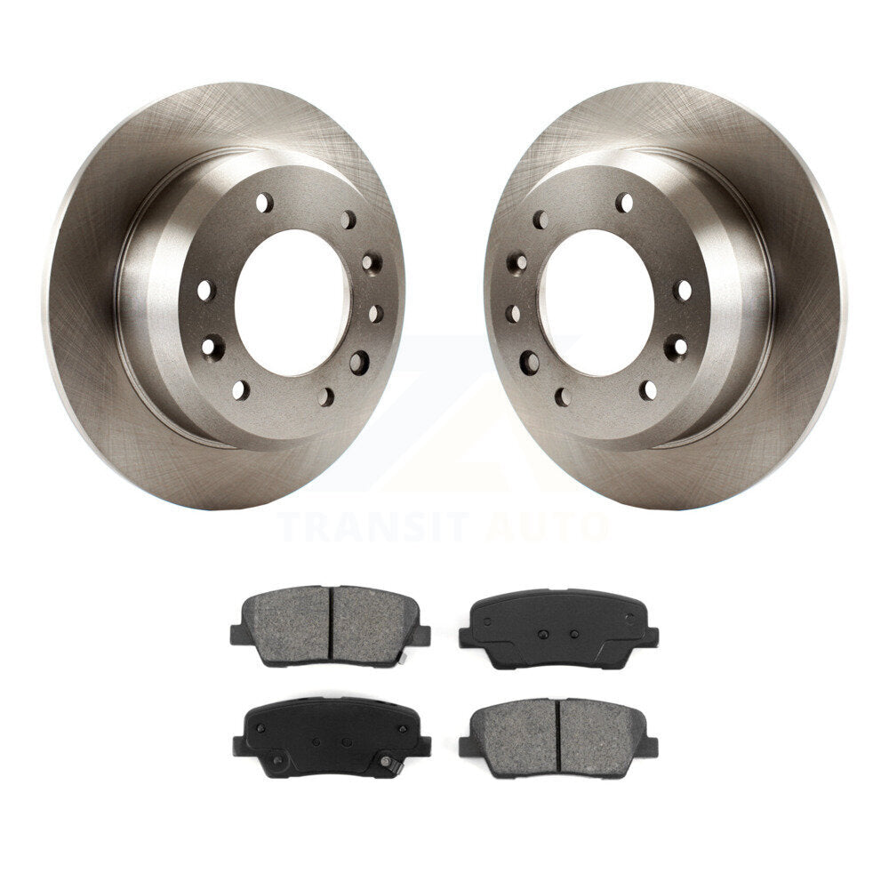 Rotor de frein à disque arrière et Kit de plaquettes semi-métalliques pour Kia Sedona Hyundai Entourag