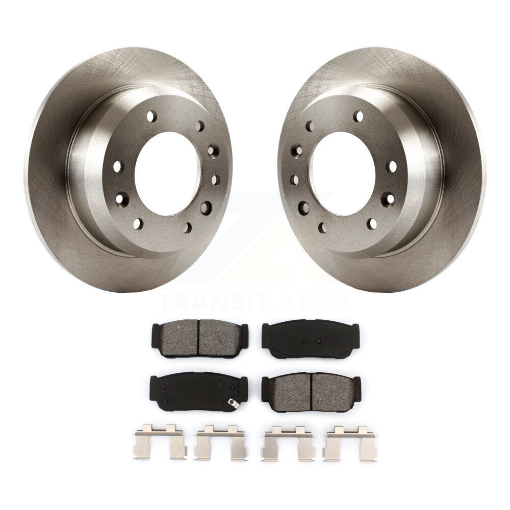Kit de rotor de frein à disque arrière et de plaquettes semi-métalliques pour Hyundai Entourage Kia Sedon
