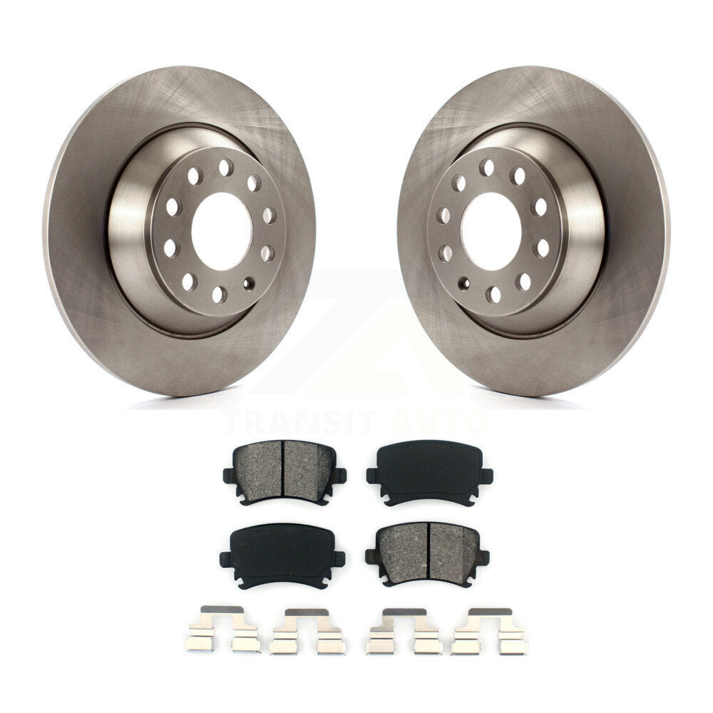 Kit de disques de frein à disque arrière et plaquettes semi-métalliques pour Audi A6 Quattro K8S-10185