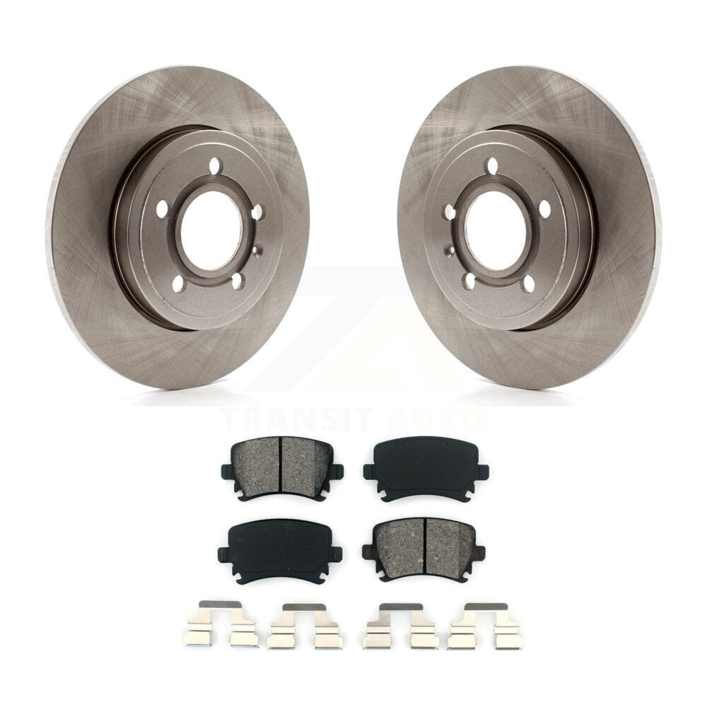 Kit de disques de frein à disque arrière et plaquettes semi-métalliques pour Audi A4 Quattro K8S-10185