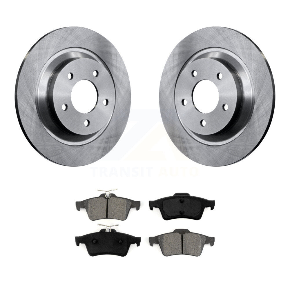 Kit de disques de frein à disque arrière et plaquettes semi-métalliques pour Mazda 5 K8S-101857