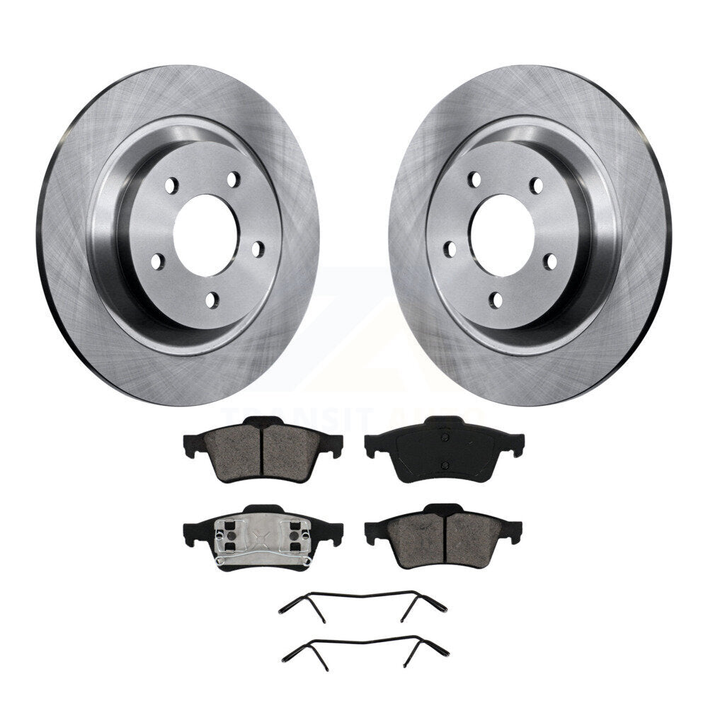 Kit de rotors de frein à disque arrière et de plaquettes semi-métalliques pour Mazda 5 à 02 06 2006