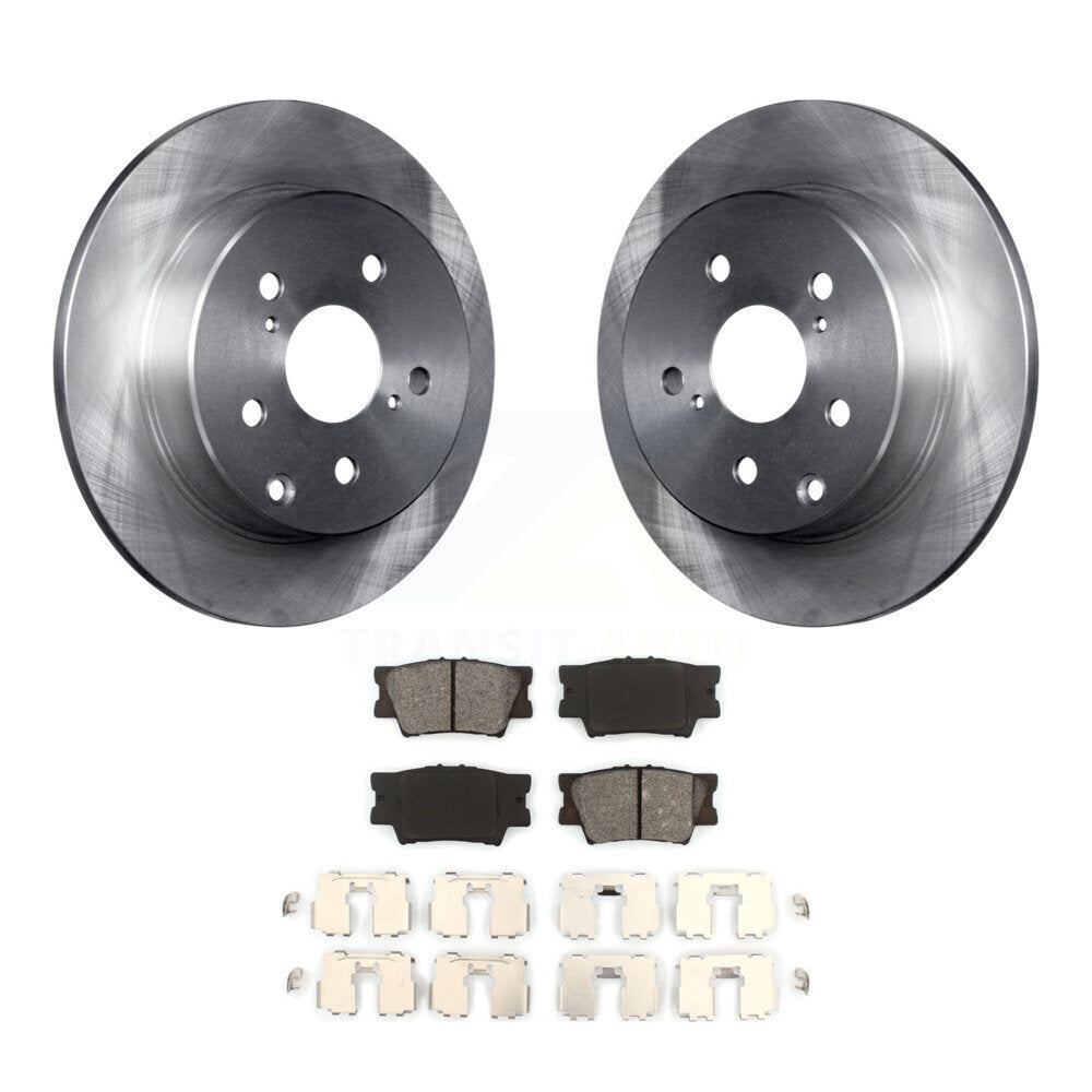 Kit de rotors de frein à disque arrière et plaquettes semi-métalliques pour Toyota RAV4 Lexus HS250h
