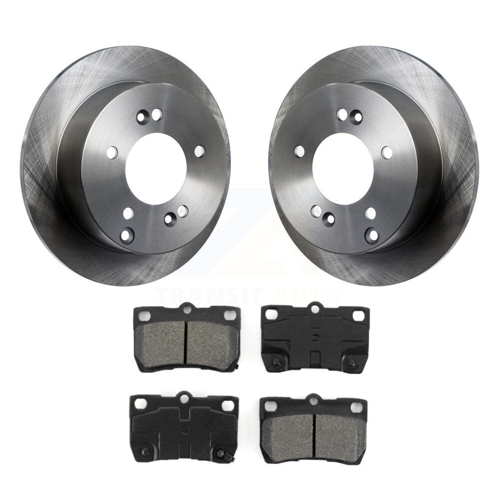 Kit de disques de frein à disque arrière et plaquettes semi-métalliques pour Lexus IS250 K8S-101865