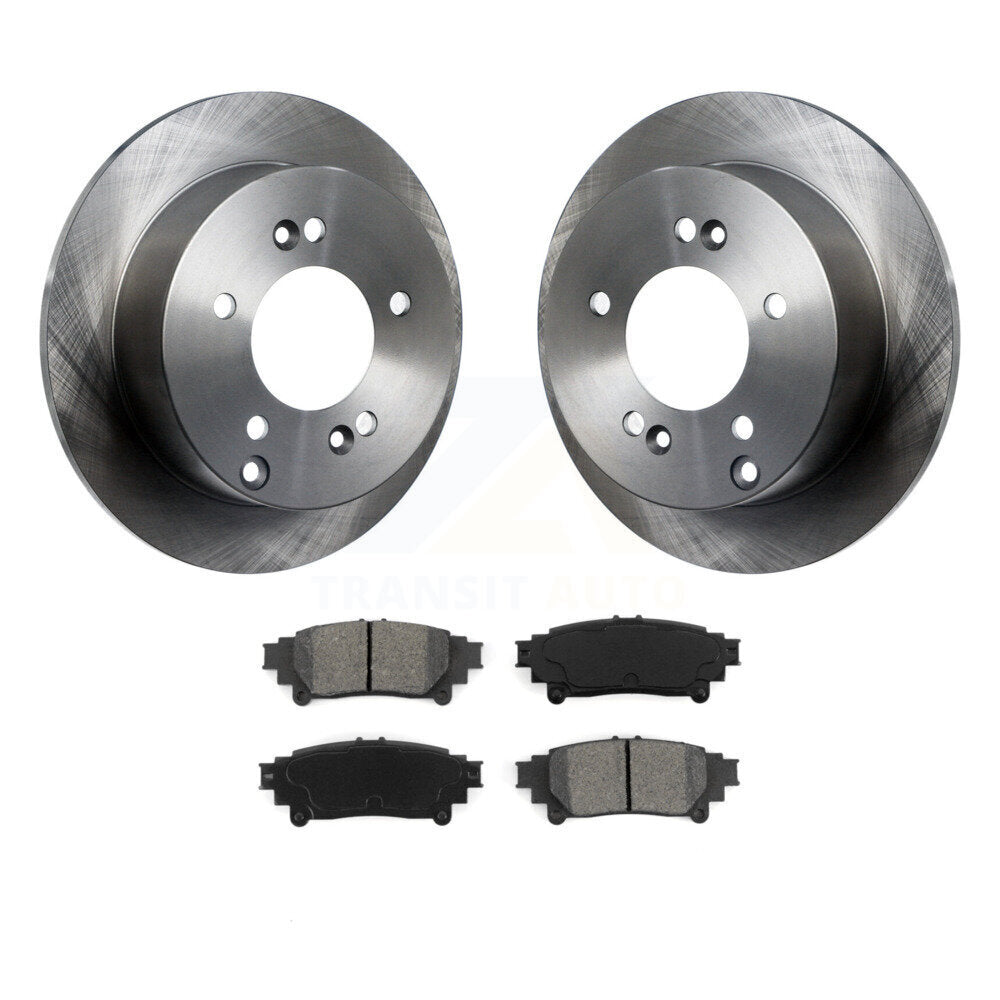 Kit de disques de frein à disque arrière et plaquettes semi-métalliques pour Lexus IS250 K8S-101866