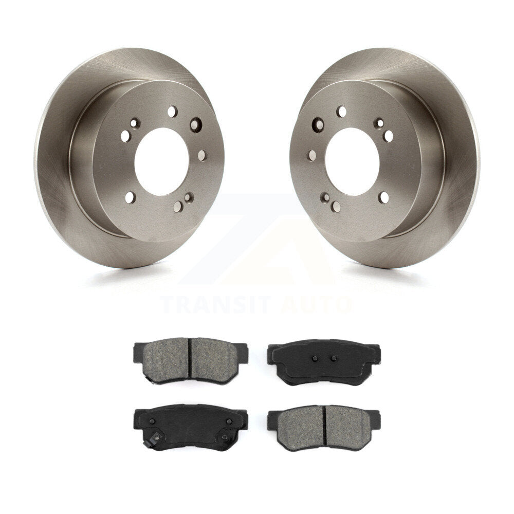 Kit de rotors de frein à disque arrière et plaquettes semi-métalliques pour Hyundai Elantra K8S-10187