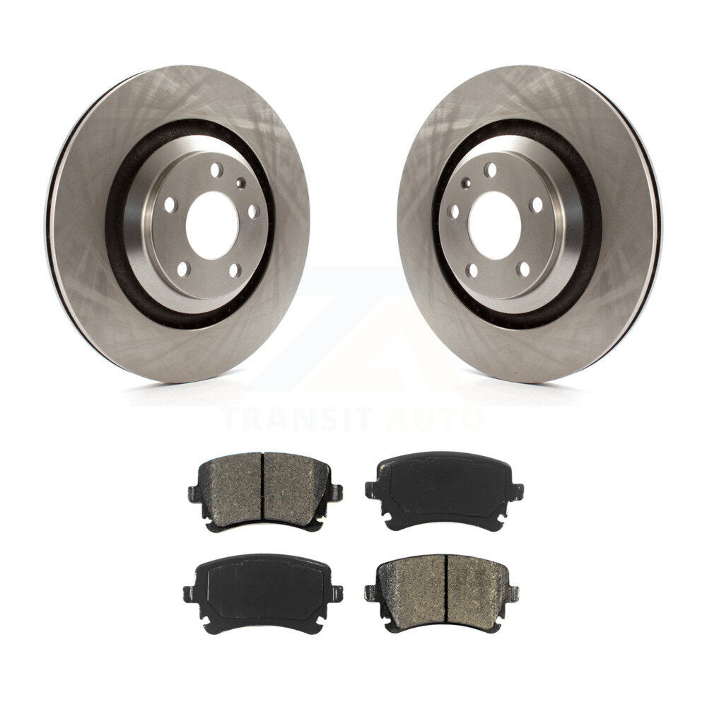 Kit de disques de frein à disque arrière et plaquettes semi-métalliques pour Audi A6 Quattro K8S-10187