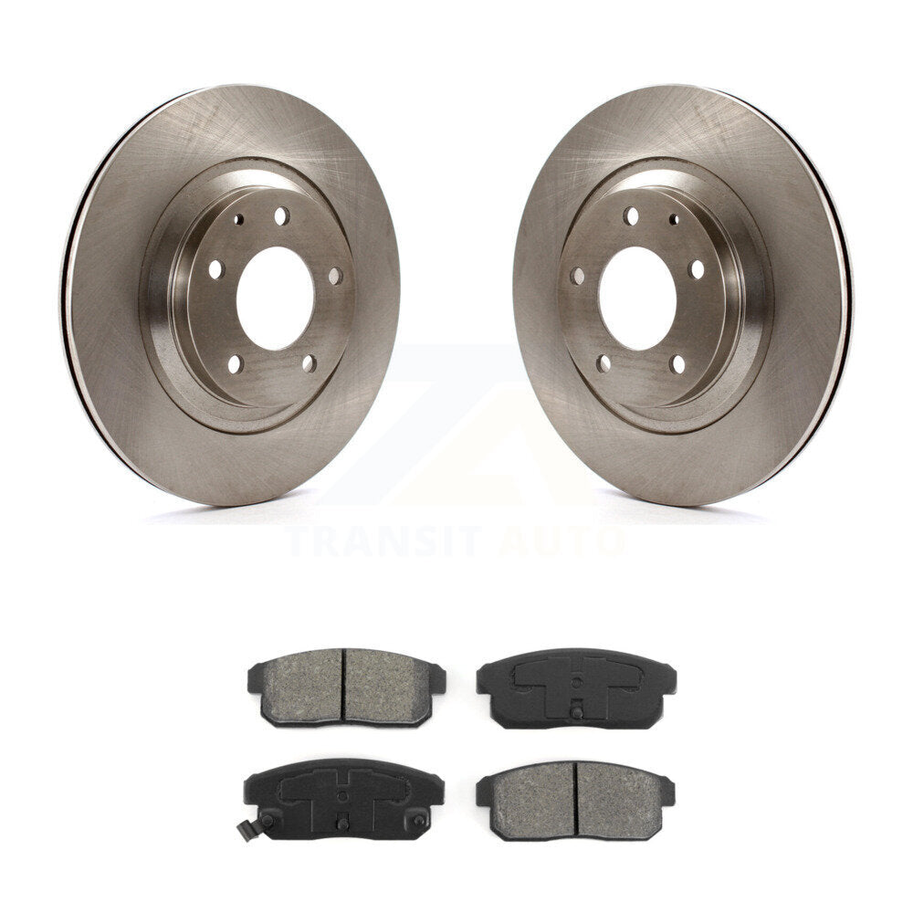 Kit de disques de frein à disque arrière et plaquettes semi-métalliques pour Mazda RX-8 2004-2011