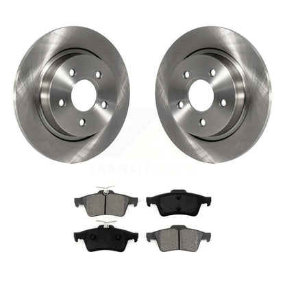 Kit de rotors de frein à disque arrière et plaquettes semi-métalliques pour Volvo S40 C30 V50 C70