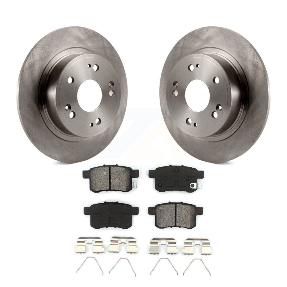 Kit de rotors de frein à disque arrière et plaquettes semi-métalliques pour Honda Accord Acura TSX