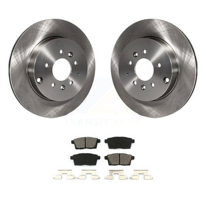 Kit de disques de frein à disque arrière et plaquettes semi-métalliques pour Mazda CX-9 2007-2015