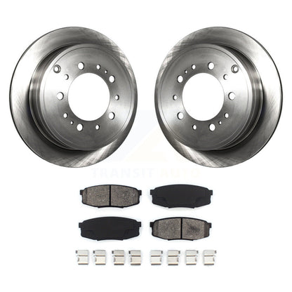 Kit de rotor de frein arrière et de plaquettes semi-métalliques pour Toyota Tundra Sequoia Lexus LX57