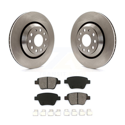 Rotor de frein à disque arrière et Kit de plaquettes semi-métalliques pour Volkswagen GTI Audi A3 Quattr