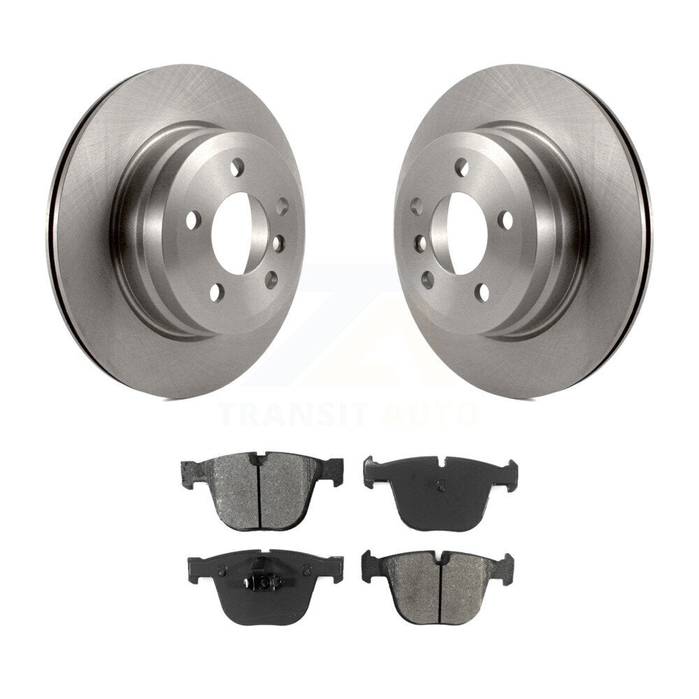 Kit de plaquettes semi-métalliques de rotor de frein à disque arrière pour 2009 BMW X6 xDrive35i à partir de 10 0