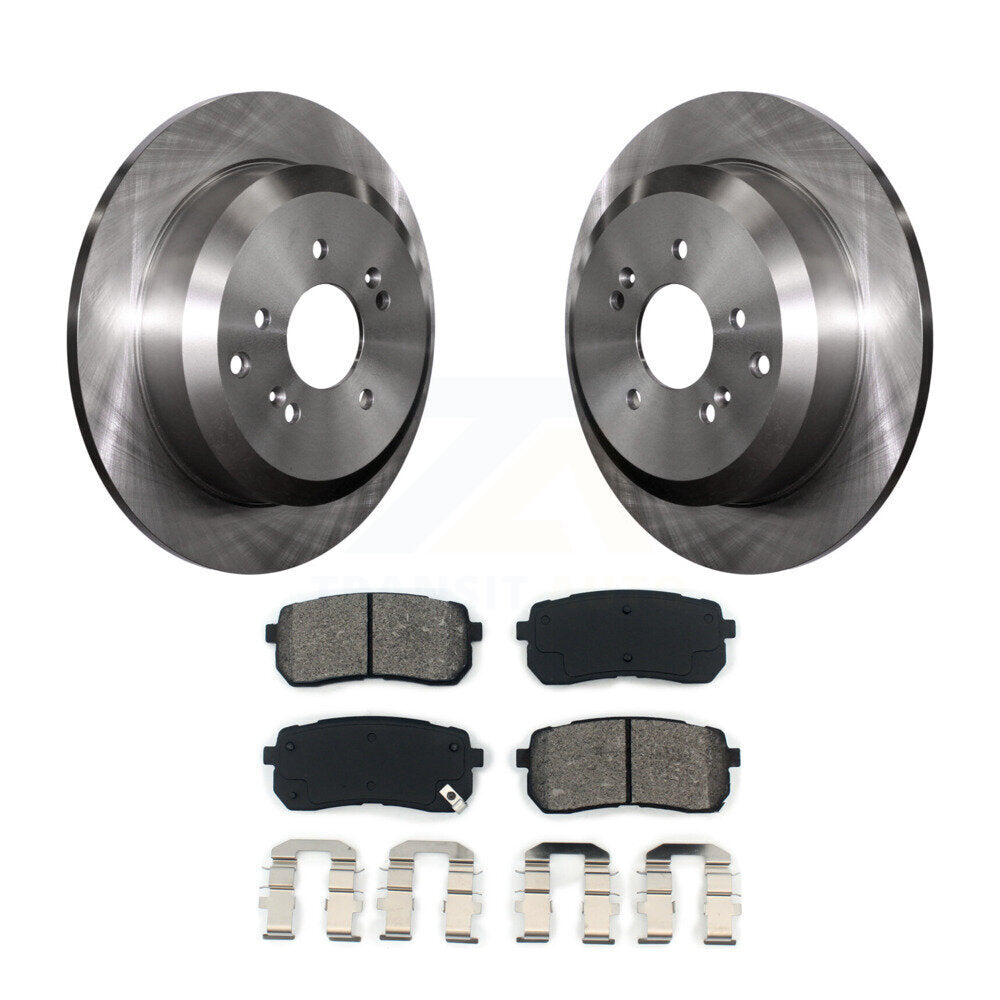 Kit de disques de frein à disque arrière et plaquettes semi-métalliques pour Hyundai Veracru 2007-2012