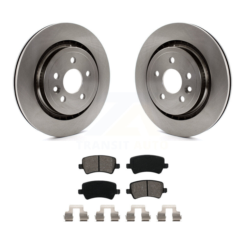 Kit de rotors de frein à disque arrière et plaquettes semi-métalliques pour Volvo XC70 S60 V60 S80 V7
